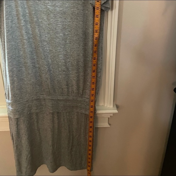 Max Studio Drop Waist Grey Dress - Picture 2 of 12